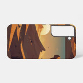 サンライズオーバーサンドダーンズの電話ケース SAMSUNG GALAXYケース (裏面横)