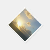 サンライズオーバーサンフアンIIプエルトリコ スタンダードカクテルナプキン (角)