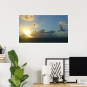 サンライズオーバーサンフアンIIプエルトリコ ポスター (ホームオフィス)