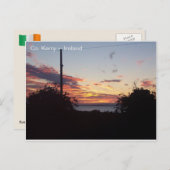 サンライズオーバートラリーベイ、アイルランドのCo. Kery. ポストカード (正面/裏面)