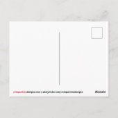 サンライズオーバーナミブ砂漠はがき ポストカード (裏面)