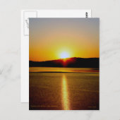 サンライズオーバービーバーレイクアーカンソー ポストカード (正面/裏面)