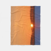 サンライズオーバープレーリ |マニトバ,カナダ フリースブランケット (正面)