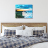 サンライズオーバーレイクオケエコービー キャンバスプリント (インサイチュ (寝室))