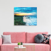 サンライズオーバーレイクオケエコービー キャンバスプリント (インサイチュ (リビング))