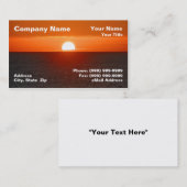 サンライズオーバー海水 名刺 (正面/裏面)