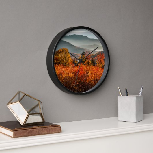 サンライズカナガグハイウェイオーバービューニューハンプシャー 壁時計 (オフィス)