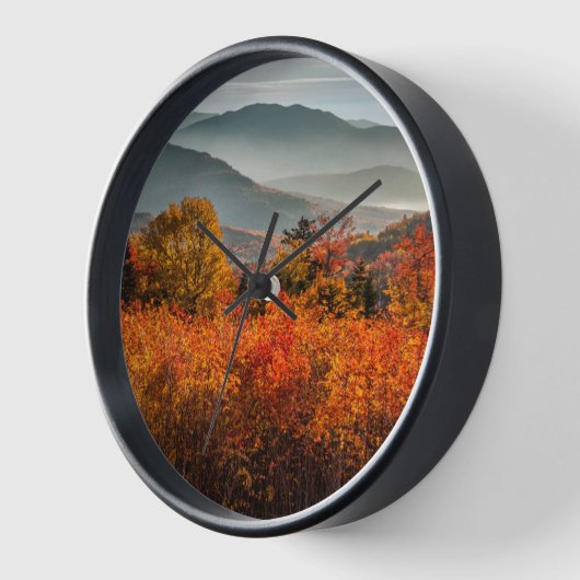 サンライズカナガグハイウェイオーバービューニューハンプシャー 壁時計 (傾斜)