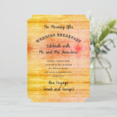 サンライズカラーズウッドデイ結婚アフターズブレックファースト 招待状 (スタンド正面)