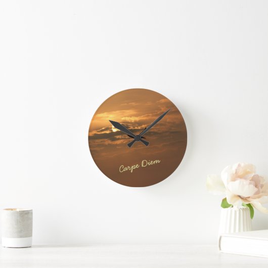 サンライズカルペディエム海 ラウンド壁時計 (ホーム)