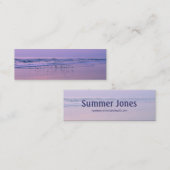 サンライズカードでビーチのサンドピ連絡ーパーズオン コーリングカード (正面/裏面)