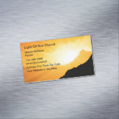 サンライズクリスチャン教会風光明媚な名刺 マグネット名刺 (インサイチュ)