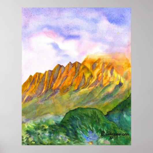 サンライズクリフスカウアイプリント&ポスター ポスター (正面)