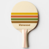 サンライズクローバー ネームストライプを添えて 卓球ラケット (裏面)