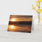 サンライズグリーティングカード(聖なる書物、 経典参照) カード (黄色い花)