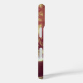 サンライズゴールデンアワーの霧の多い森の中の雄シカ Case-Mate iPhoneケース (裏面 / 右)