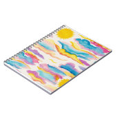 サンライズサンセットウォーターカラージャーナル ノートブック (左側)
