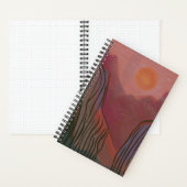 サンライズサンセットマウンテントレイルマジカルアドベンチャー ノートブック (内側)