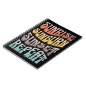 サンライズサンバーンサンセットリピート ノートブック (左側)