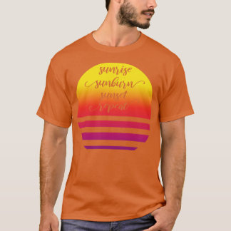 サンライズサンバーンサンセットリピートII Tシャツ