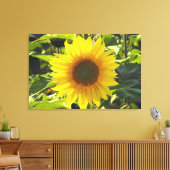 サンライズサンフラワーキャンバスプリントプリント キャンバスプリント (インサイチュ (リビング))