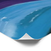 サンライズシンフォニーインエメラルドとターコイズ ポスター (コーナー)