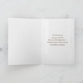 サンライズシーンを使用して白いウィンドウを開く悔やみや弔慰 カード (内部)