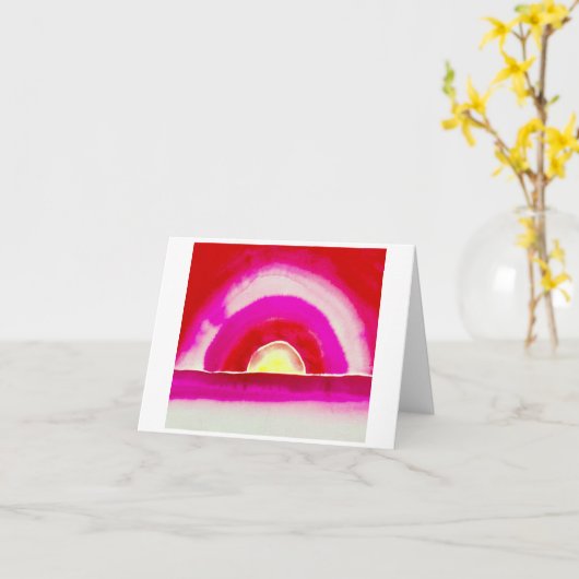 サンライズジョージアオキーフファインアート カード (黄色い花)