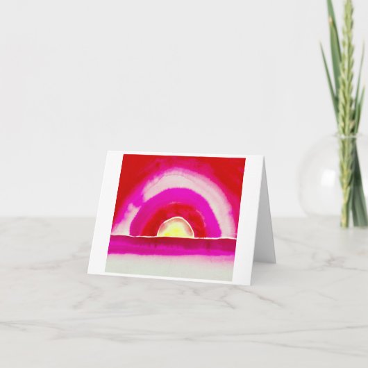 サンライズジョージアオキーフファインアート カード (正面)