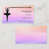 サンライズストリークスダンサーダンスインストラクターバレエ 名刺 (正面/裏面)