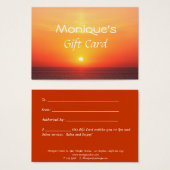 サンライズスパサロンギフト券 (正面&裏面)