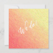 サンライズスパークルウェディング 招待状 (裏面)