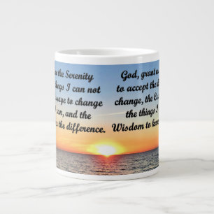 サンライズセレニティ祈りの言葉MUG ジャンボコーヒーマグカップ