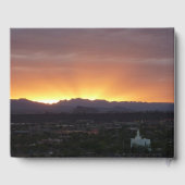 サンライズセントジョージ・ユタの風景 ゲストブック (裏面)