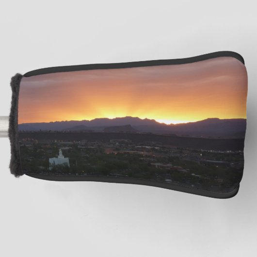 サンライズセントジョージ・ユタの風景 ゴルフヘッドカバー (正面)