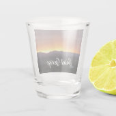 サンライズセントジョージ・ユタの風景 ショットグラス (裏面)