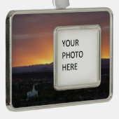 サンライズセントジョージ・ユタの風景 シルバープレートフレームオーナメント (右)