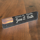 サンライズセントジョージ・ユタの風景 デスクネームプレート (側面)