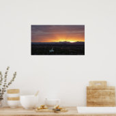 サンライズセントジョージ・ユタの風景 ポスター (キッチン)