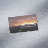 サンライズセントジョージ・ユタの風景 マグネット名刺 (インサイチュ)