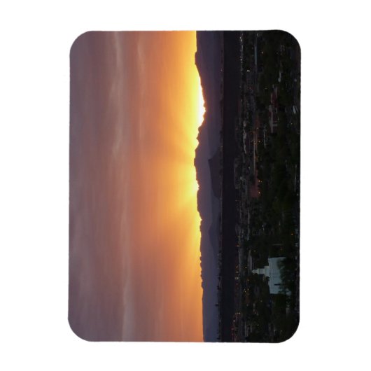 サンライズセントジョージ・ユタの風景 マグネット (縦)