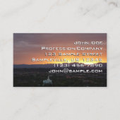 サンライズセントジョージ・ユタの風景 名刺 (正面)