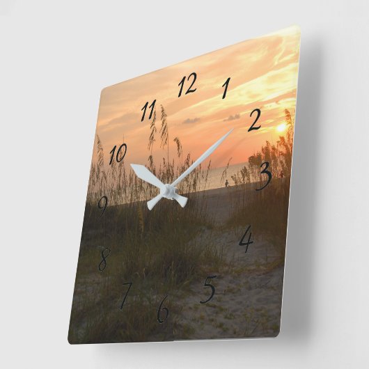 サンライズタイビーアイランドジョージア壁時計 スクエア壁時計 (傾斜)