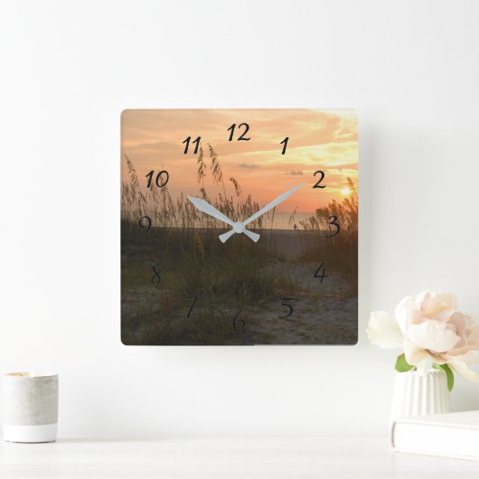 サンライズタイビーアイランドジョージア壁時計 スクエア壁時計 (ホーム)