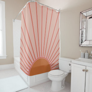 サンライズテラコッタアーストーンサンシャイン シャワーカーテン