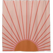 サンライズテラコッタアーストーンサンシャイン シャワーカーテン (正面)