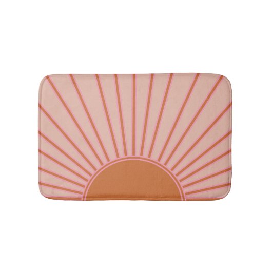 サンライズテラコッタアーストーンサンシャイン バスマット (正面)