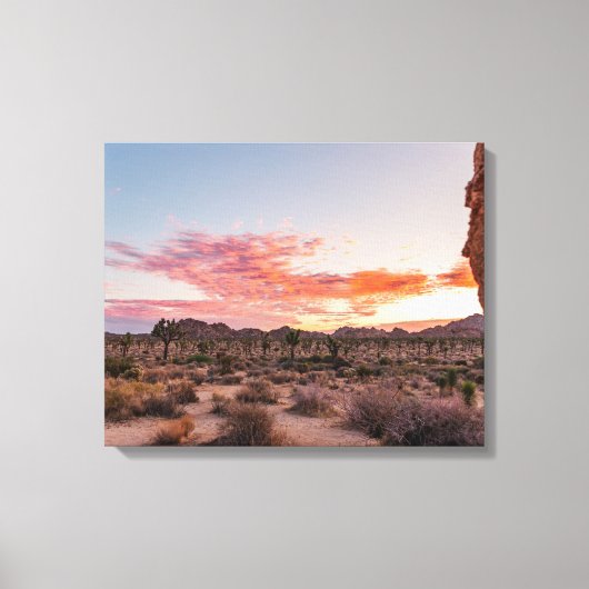 サンライズデザートフォトグラファー キャンバスプリント (正面)