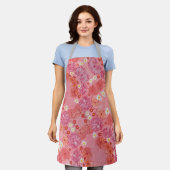 サンライズバラフローラエプロン エプロン (着用した状態)