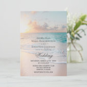 ～サンライズパステルビーチサンセットウェディング～ 招待状 (スタンド正面)